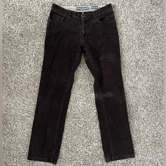 Enzo Denim Albert Straight Leg Brown Jeans - Picture 1 of 5